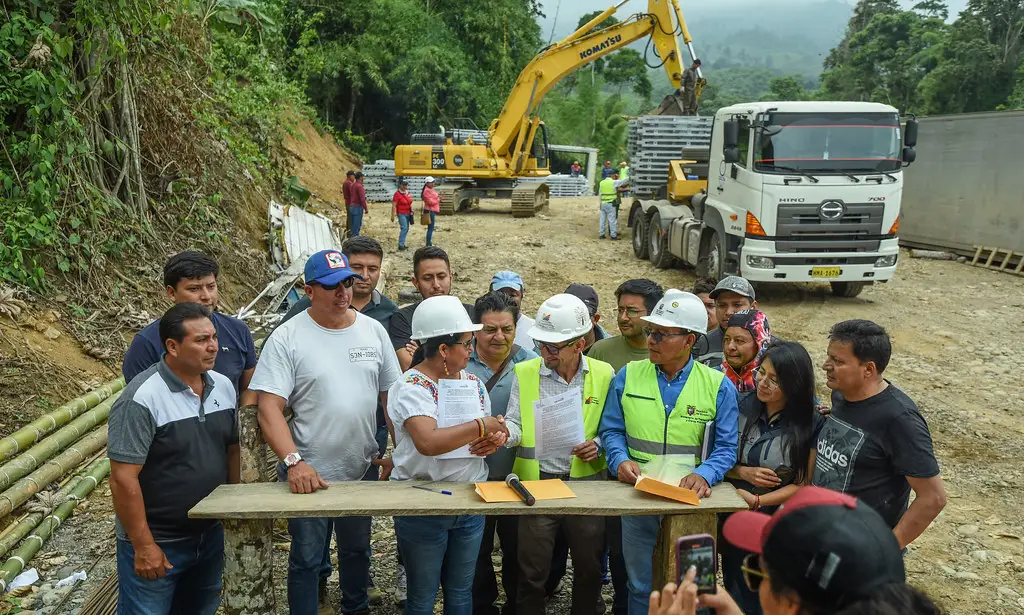 Los cantones Pangua y la Maná estarán conectados con un puente Bailey