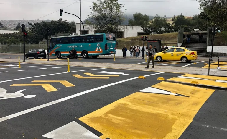 “Peatón Primero” Nuevo cruce peatonal seguro en la intersección de la Av. América y la calle Ramírez Dávalos