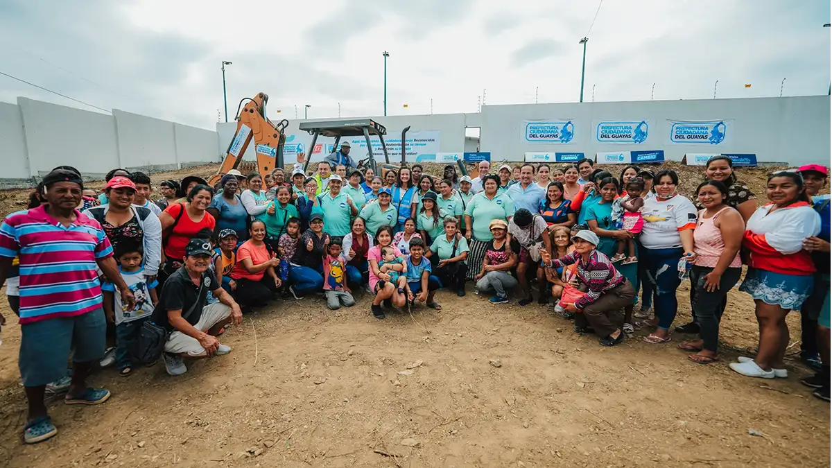 La cuarta Manzana del Cuidado de Guayaquil en Monte Sinaí ha comenzado su construcción