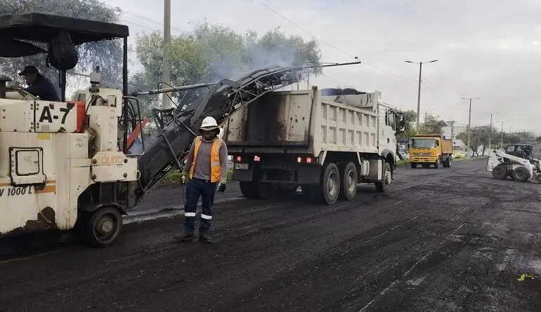 Inicia la rehabilitación vial del quinto tramo de la avenida Galo Plaza Lasso