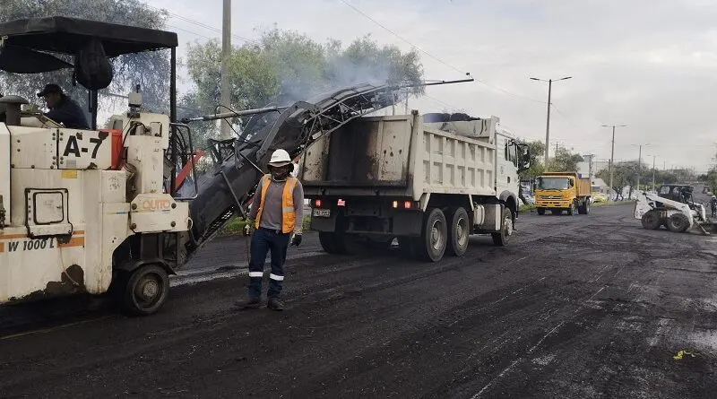 Inicia la rehabilitación vial del quinto tramo de la avenida Galo Plaza Lasso