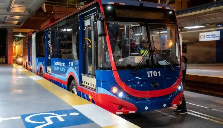 La flota de buses eléctricos más grande de Ecuador se pondrá al servicio de la ciudadanía a finales de marzo