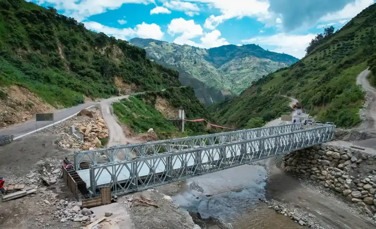 Monte Olivo contará con un nuevo puente Bailey que beneficiará a 16.000 habitantes del sector