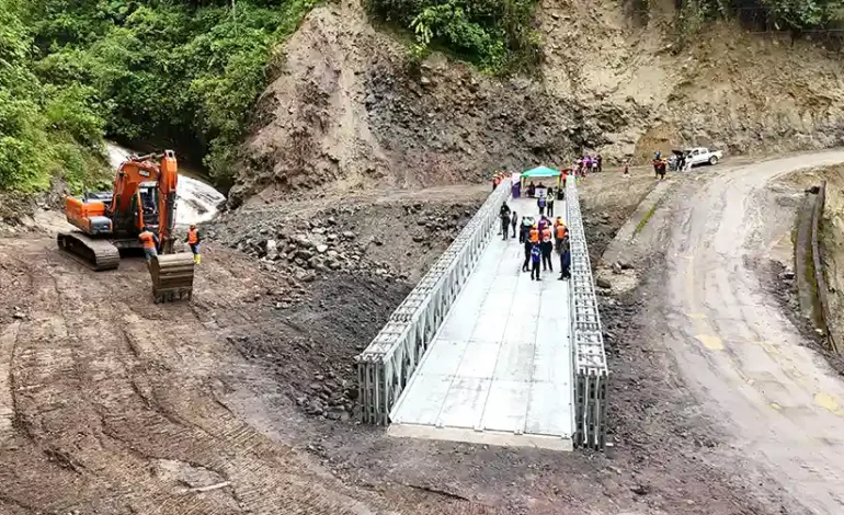 Nueva infraestructura vial para el beneficio de 199 mil habitantes en Sucumbíos